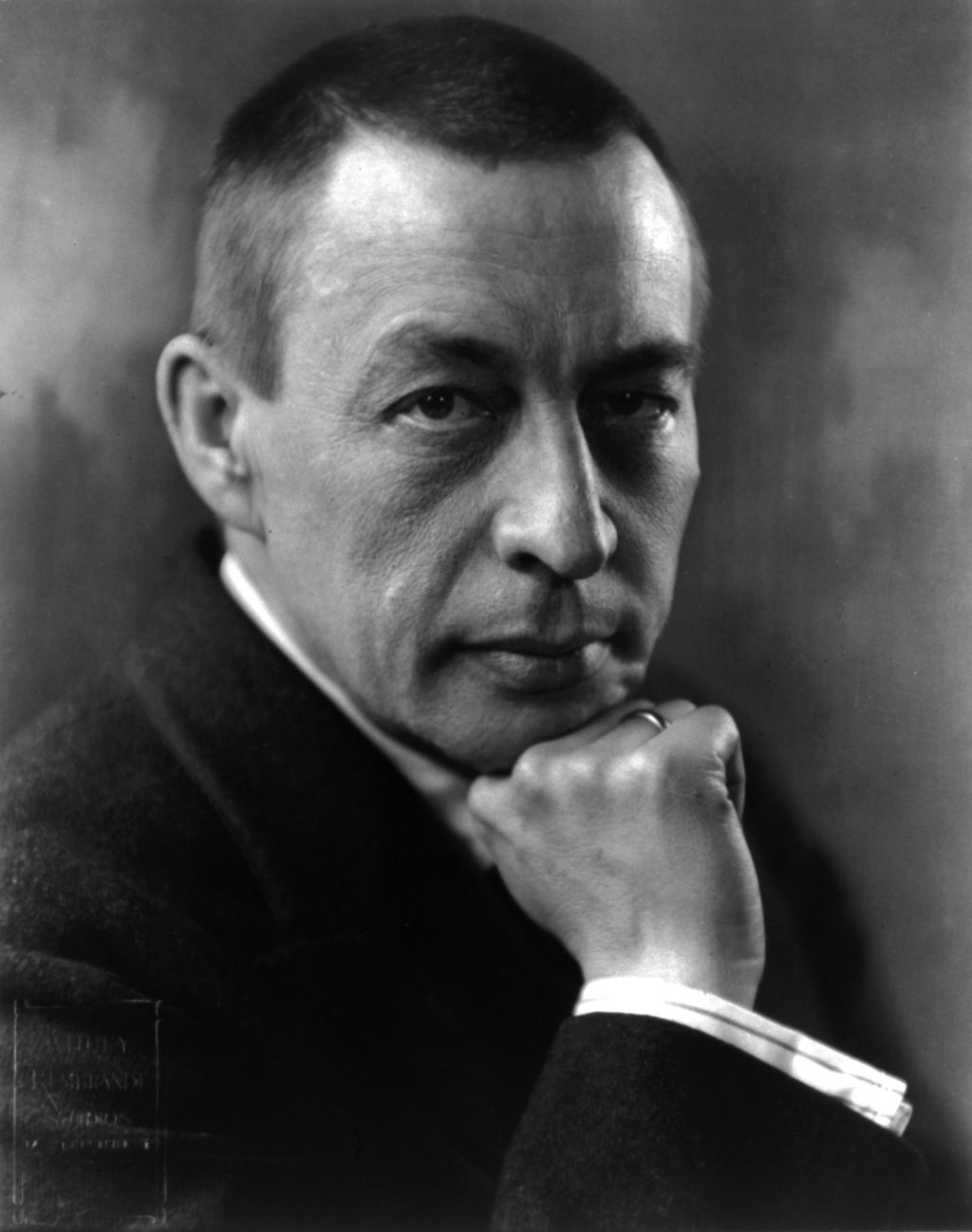 Headshot of Sergei Rachmaninoff